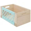 Lot de 3 cagettes bois "Australie" L28/32/36cm bois - Atmosphera