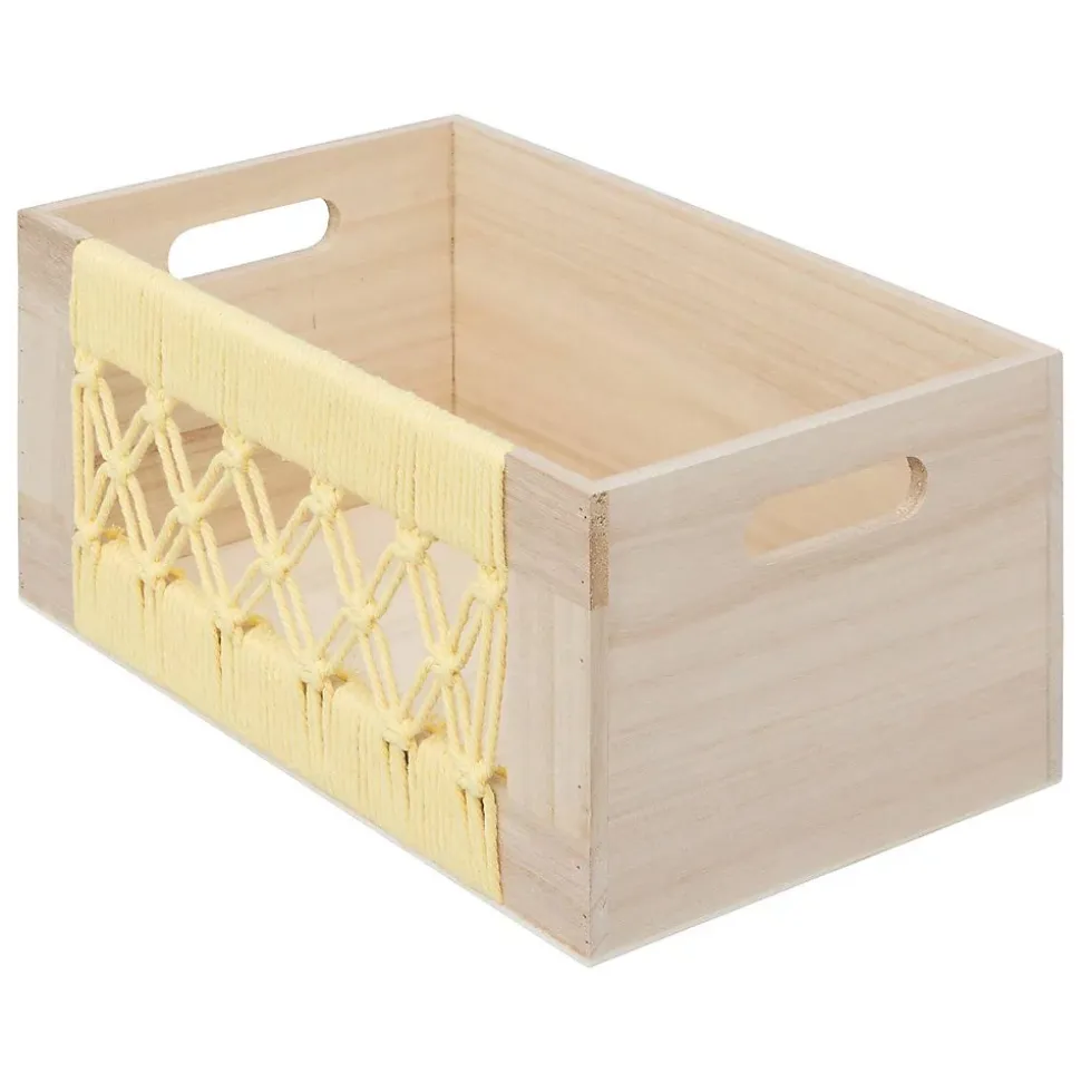 Lot de 3 cagettes bois "Australie" L28/32/36cm bois - Atmosphera
