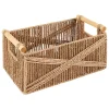 Lot de 3 caisses Eugène beige L26/31/36cm - Atmosphera