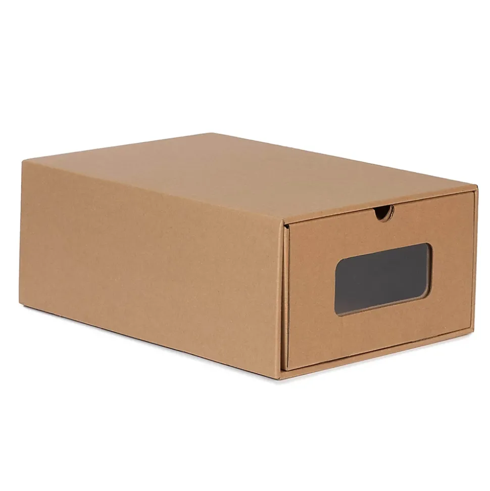 Lot de 20 cartons boites de rangement à chaussures avec tiroir