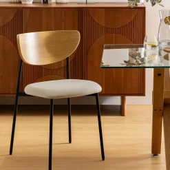 Lot de 2 Chaises Jaisa beige - Atmosphera