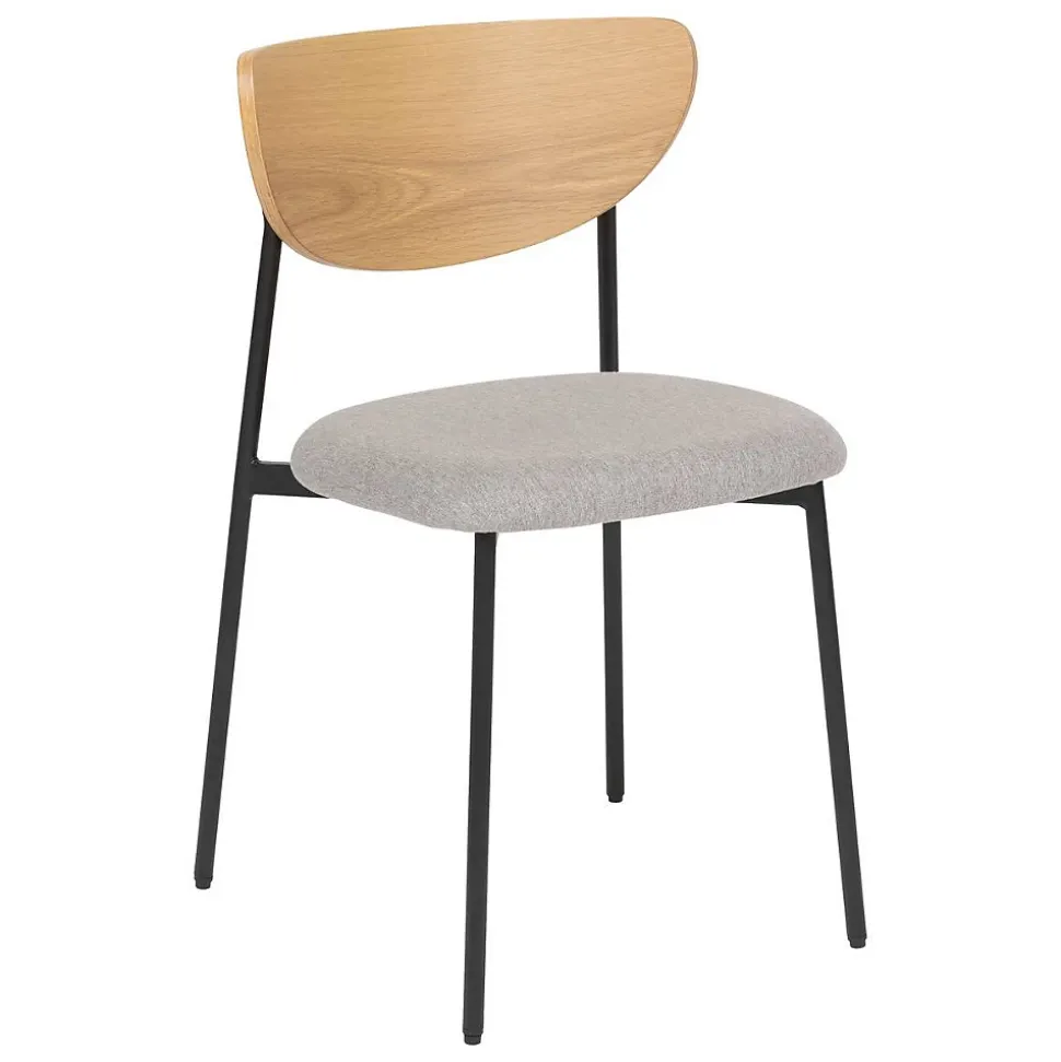 Lot de 2 Chaises Jaisa gris - Atmosphera