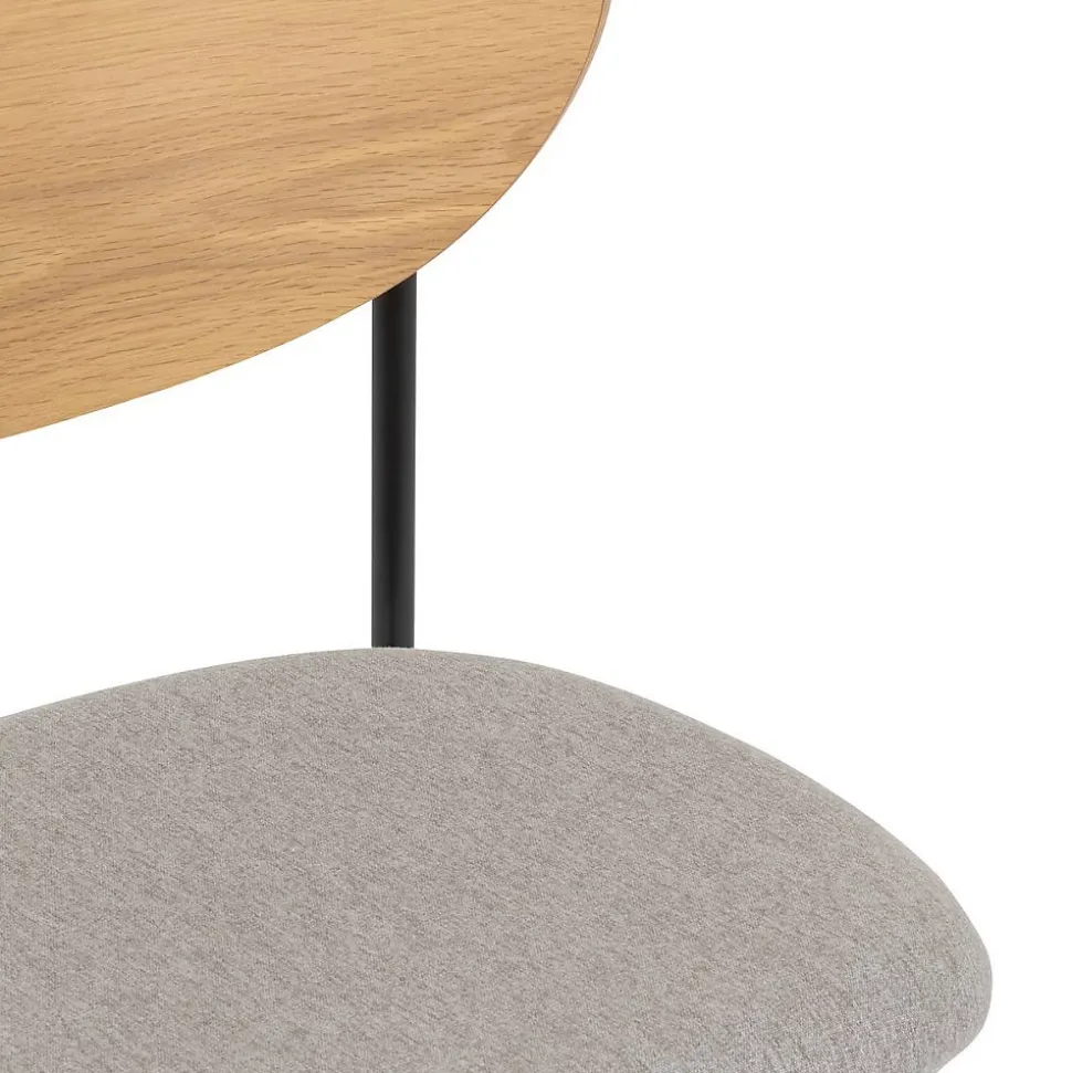 Lot de 2 Chaises Jaisa gris - Atmosphera