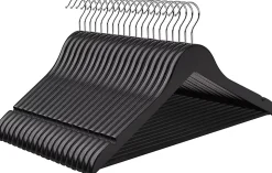 Lot de 50 cintres Cintres en bois noir Helloshop26