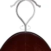 Lot de 10 cintres en bois bois marron Helloshop26