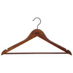 Lot de 2 cintres en bois foncé - Marron tonka- 5five