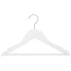 Lot de 4 cintres en bois L32cm blanc - Atmosphera