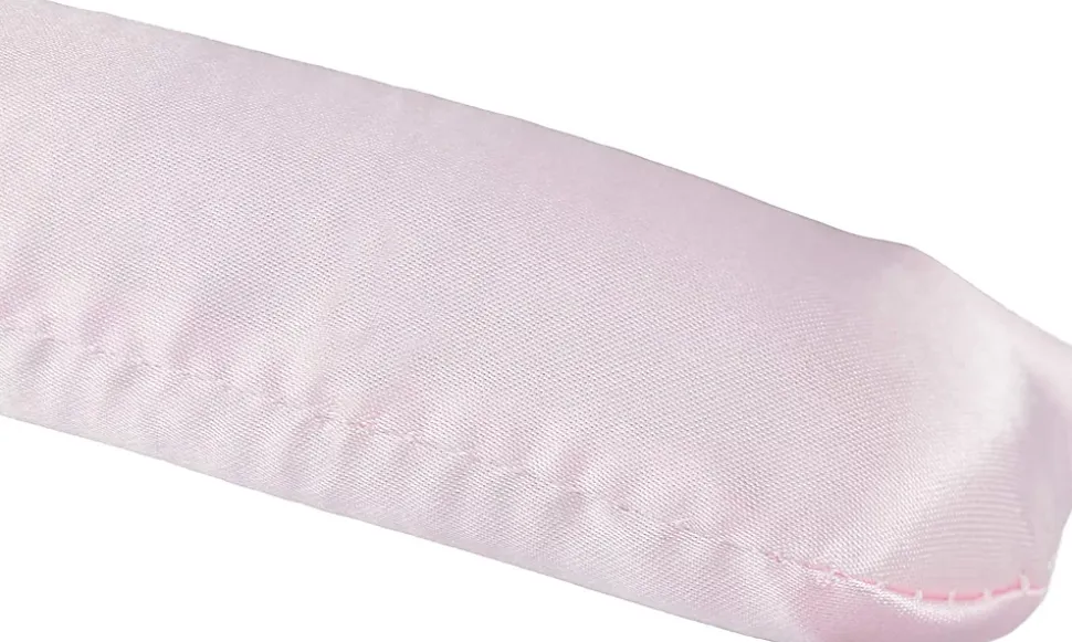 Lot de 10 cintres en satin rose Helloshop26