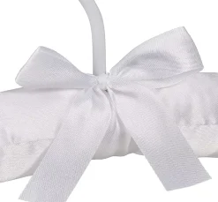 Lot de 10 cintres en satin blanc Helloshop26