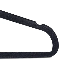 Lot de 20 cintres en velours noir Helloshop26