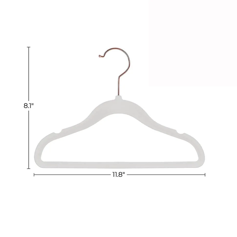 Lot de 50 cintres enfants en blanc Helloshop26