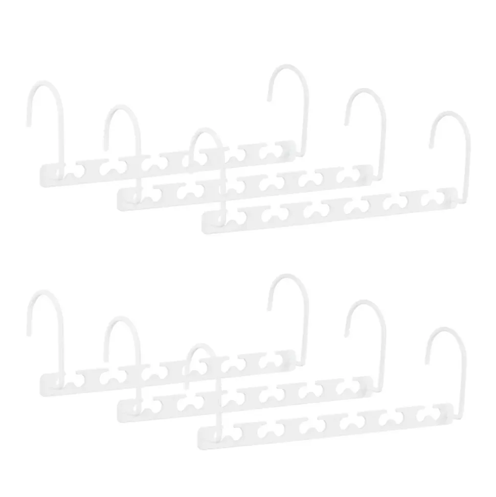Lot de 6 cintres gain de blanc Helloshop26