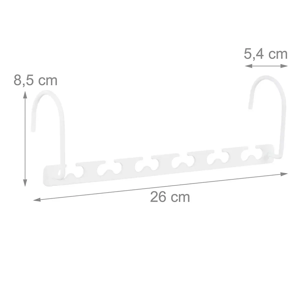 Lot de 6 cintres gain de blanc Helloshop26