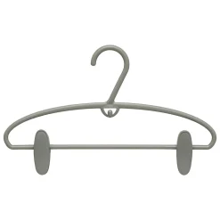 Lot de 4 cintres Hang' Clip - Gris- 5five