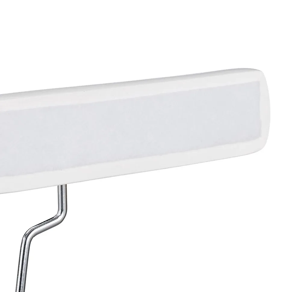 Lot de 12 cintres pince à bois blanc Helloshop26