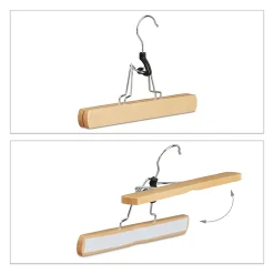 Lot de 12 cintres pince à Helloshop26