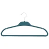 Lot de 5 cintres plastiques rubber - Bleu- 5five