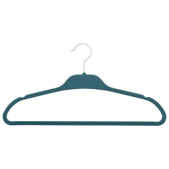 Lot de 5 cintres plastiques rubber - Bleu- 5five
