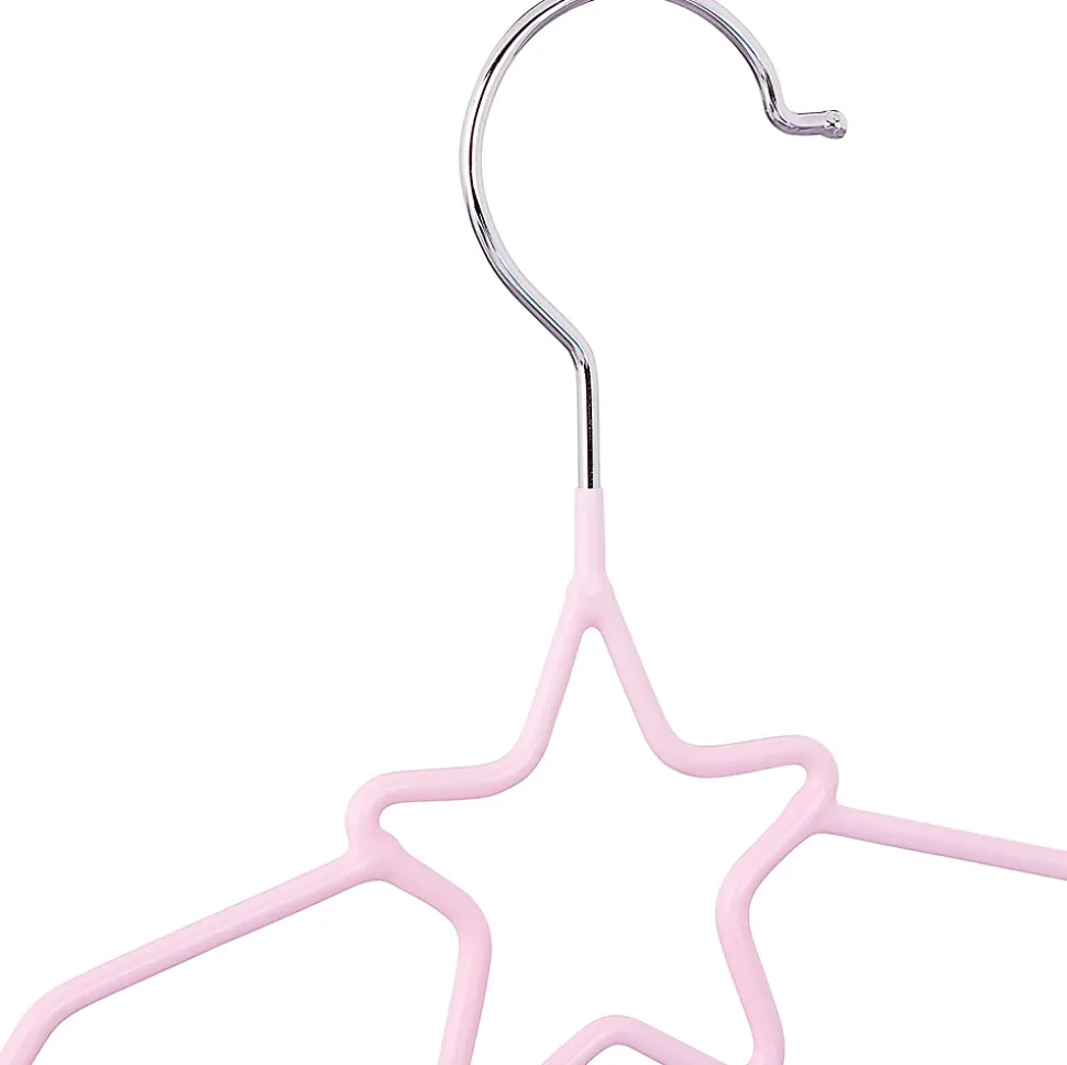 Lot de 10 cintres pour enfants rose Helloshop26