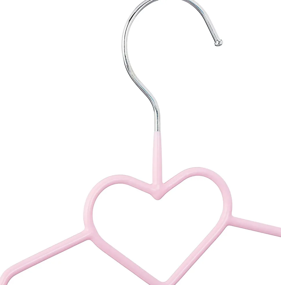 Lot de 10 cintres pour enfants rose Helloshop26