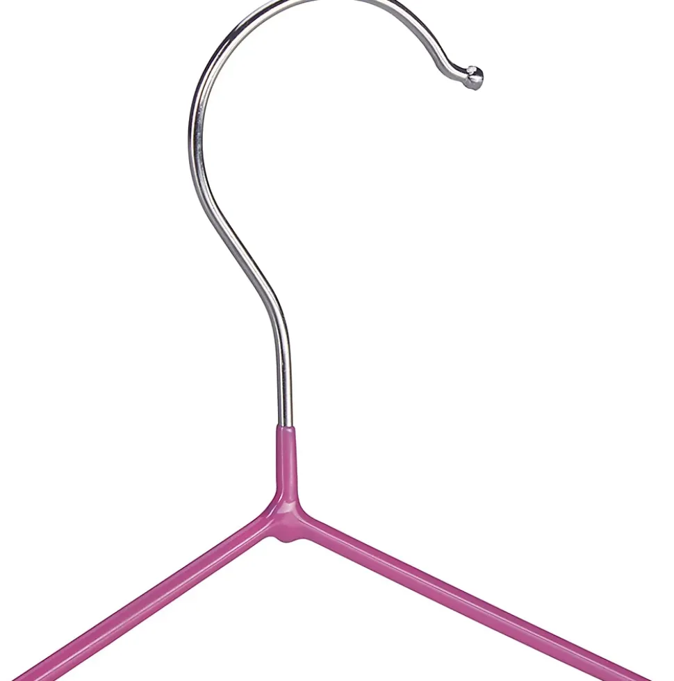 Lot de 20 cintres pour enfants pvc rose Helloshop26
