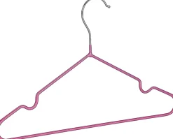 Lot de 20 cintres pour enfants pvc rose Helloshop26