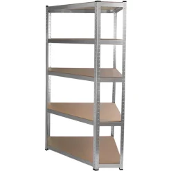 Lot de 2 Etageres de Rangement de 90cm & 1 Etagere d Angle Galwix