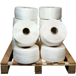 Lot de 12 Feuillards de cerclage tressés 13 mm x 1100 m dont 2 OFFERTS - Feuillard Haute Résistance 350kg - TECPLAST LFT2