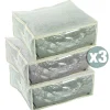 Lot de 3 housses pour couette MSV