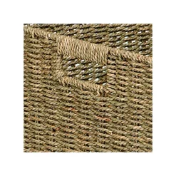 Lot de 2 paniers de rangement pliables jonc de mer 31 x 31 x 31 cm