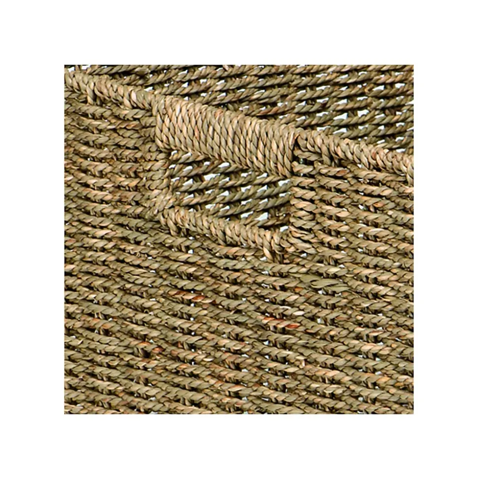 Lot de 2 paniers de rangement pliables jonc de mer 31 x 31 x 31 cm