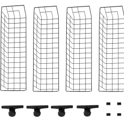 Lot de 2 Paniers de Rangement pour Porte-vêtements Portemanteau Panier, FRG34-P02, SoBuy