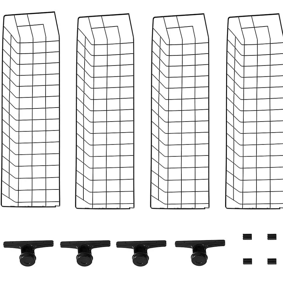 Lot de 2 Paniers de Rangement pour Porte-vêtements Portemanteau Panier, FRG34-P02, SoBuy