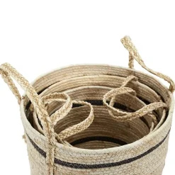 Lot de 3 Paniers en fibre de maïs