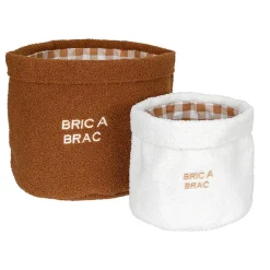 Lot de 2 paniers enfant Cali bouclette D29/36cm - Atmosphera