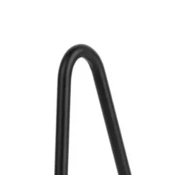 Lot de 4 pieds de meuble H.25 cm x L.12 cm filaire en métal noir mat