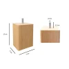 Lot de 4 pieds de meuble 15x7 carré en bois de hêtre - PIEDS DE LIT