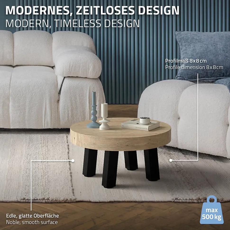 Lot de 4 pieds de table ML-Design H30 cm noir brillant inclinés 96 degrés en acier profil 8x8 cm design I