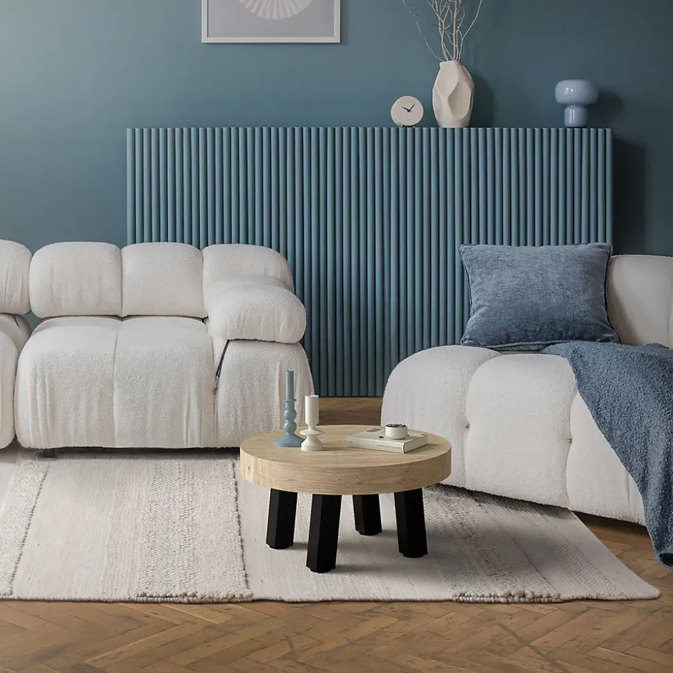 Lot de 4 pieds de table ML-Design H30 cm noir brillant inclinés 96 degrés en acier profil 8x8 cm design I