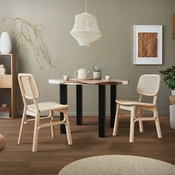 Lot de 4 pieds de table ML-Design H72 cm noir brillant en acier profil carré 8x8 cm I-design