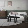 Lot de 4 pieds de table ML-Design H42 cm gris foncé inclinés en acier profil 8x8 cm design I