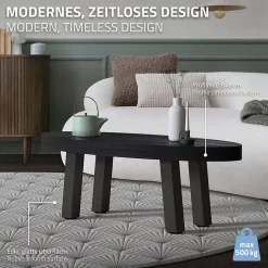 Lot de 4 pieds de table ML-Design H42 cm gris foncé inclinés en acier profil 8x8 cm design I