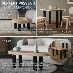 Lot de 4 pieds de table ML-Design H90 cm noir brillant en acier profil carré 8x8 cm I-design