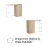 Lot de 2 portants vêtements KADRA sous combles 200x85cm