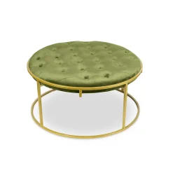 Lot de 2 Poufs Design en Velours