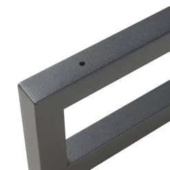 Lot de 2 équerres d'étagère Hawangen acier 40 x 20 cm noir en.casa