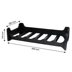 Lot de 5 Rayonnages x 6 bouteilles 680 x 280 x 140 mm