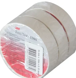 Lot de 3 rouleaux ruban adhésifs 15mm x 10m - Blanc - 3MM