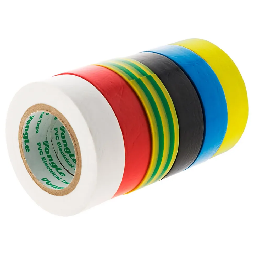 Lot de 6 rubans adhésifs 15mm x 10m - Zenitech