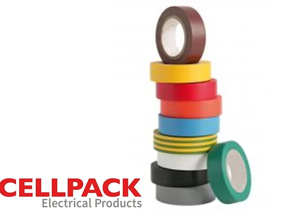 Lot de 10 rubans adhésifs PVC multi-teintes